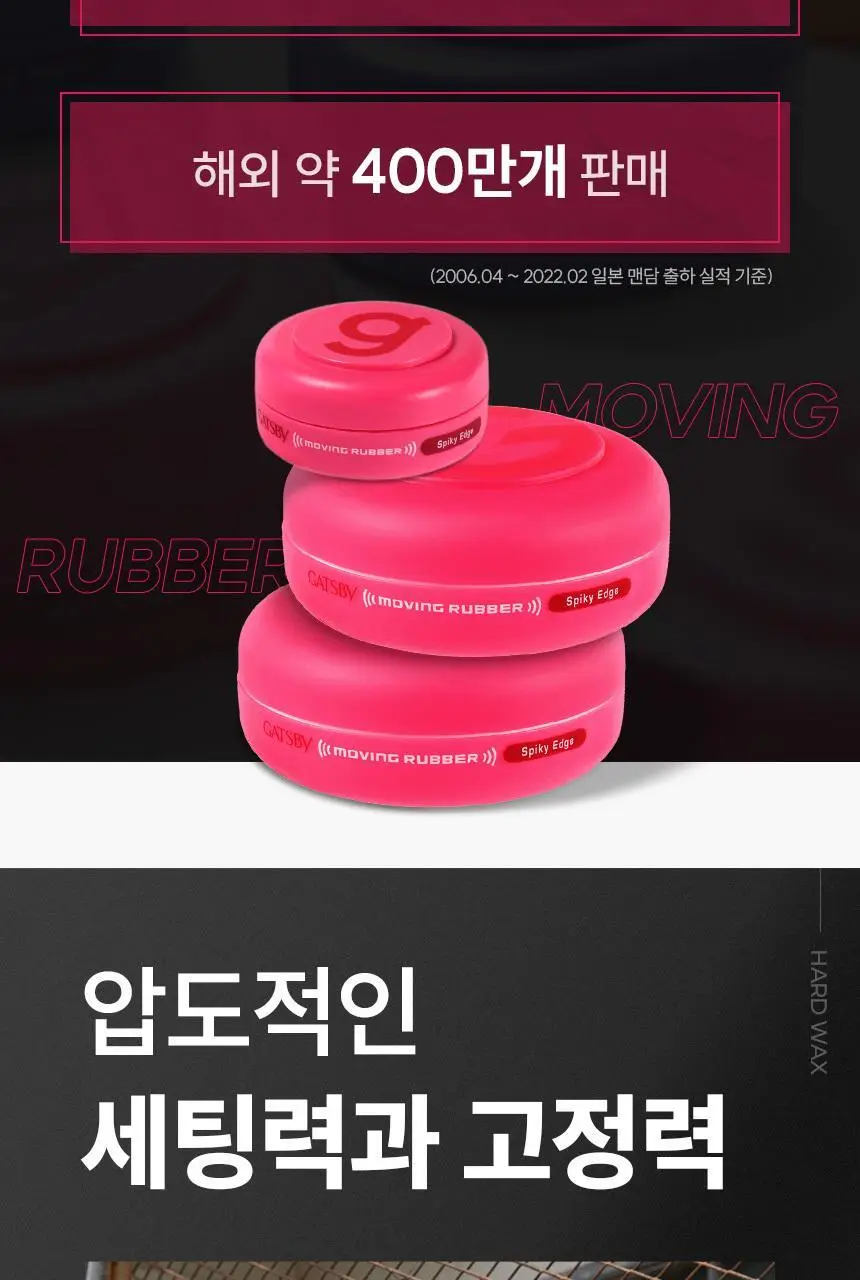 [NEW] 갸스비 무빙러버 초강력 왁스 스파이키엣지 더블 기획(80g +80g) 상세페이지 3